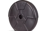 Set discuri pentru gantera si haltera 2 x 5 KG, diamentru 28 mm, negru